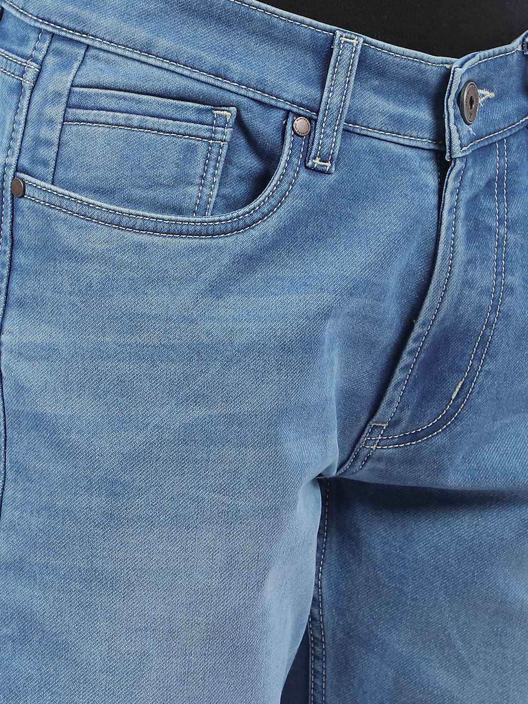 Numero Uno Men Faded Blue Jeans